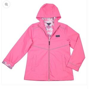NWT Simply Southern Full Rain Jacket Berry